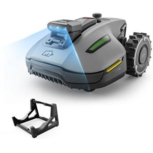 MAMMOTION YUKA mini 2 500 Robot Tagliaerba senza Filo Perimetrale con Supporto per Autolavaggio, Nessuna Perdita di Segnale, Senza RTK, Visione AI Tri-Cam, DropMow, fino a 500㎡