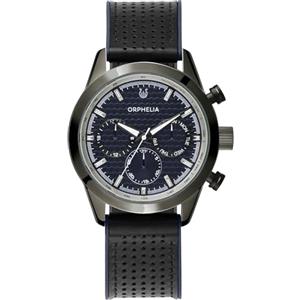 Orphelia Orologio da uomo multi quadrante Sandblast con cinturino in silicone blu, Blu, cinghie