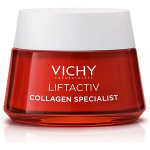 Vichy Liftactiv Collagen Specialist Crema Viso Antirughe 50 ml con Peptidi e Vitamina C