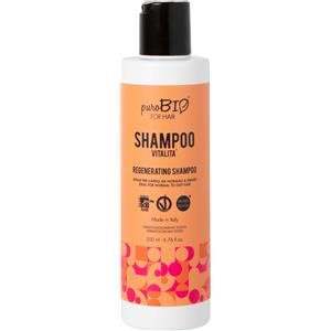 PUROBIO Shampoo Vitalità 200 ml - Per capelli normali a grassi, con medicago, hibiscus e quinoa