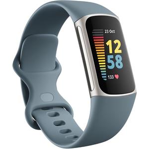 Fitbit Charge 5 AMOLED Braccialetto per rilevamento di attività Blu, A