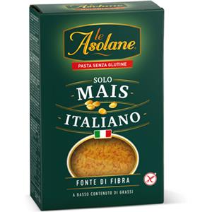 MOLINO DI FERRO SpA Le Asolane Risetti 250g - Pasta senza glutine per celiaci con farina di mais e fibre vegetali