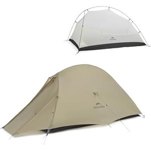 Naturehike Cloud up pro Tenda da Campeggio Leggera per 1 Persona, Facile da Montare, Antivento e Impermeabile, Tenda a Cupola per Viaggi All'aperto e Trekking