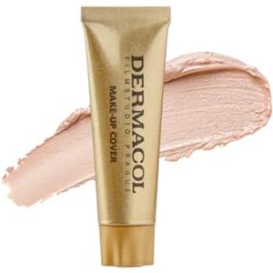 Dermacol-Full Coverage Mini Fondotinta 13g, fondotinta liquido opaco SPF 30, fondotinta waterproof per pelle grassa, acne e borse sotto gli occhi, tonalità di prodotti per il trucco a lunga durata-208