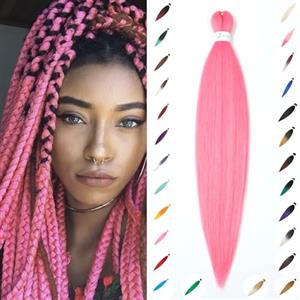 ShowJarlly Extension Per Treccine Africane 30 Pollici Capelli Per Treccine Africane 1 Pack Extension Treccine Africane Yaki Texture Treccine Africane Extensions Braiding Hair Pink#