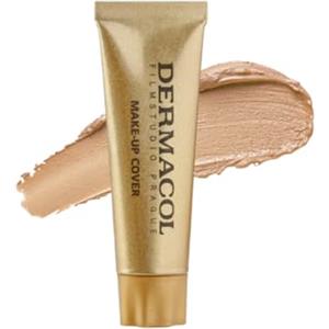 Dermacol-Full Coverage Mini Fondotinta 13g, fondotinta liquido opaco SPF 30, fondotinta waterproof per pelle grassa, acne e borse sotto gli occhi, tonalità di prodotti per il trucco a lunga durata-218