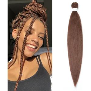 ShowJarlly Extension Per Treccine Africane 30 Pollici Capelli Per Treccine Africane 1 Pack Extension Treccine Africane Yaki Texture Treccine Africane Extensions Braiding Hair 30#