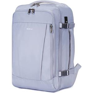 ECOHUB Zaino Ryanair 40x20x25, Zaino da Viaggio da 20L con 13 Tasche, Bagaglio a Mano, Borsa da Cabina per Voli, Zaino Donna Uomo in PET Riciclato per Trekking e Lavoro, Grigio Scuro