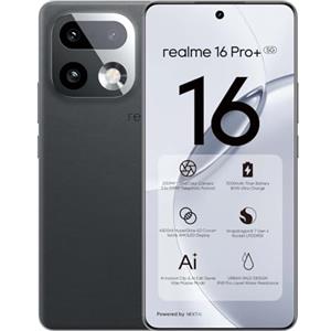 realme 16 Pro+ 5G Smartphone 8GB + 256GB, 200MP LumaColor Fotocamera + 50MP, Telefono Cellulare con Processore Snapdragon 7 Gen 4, Batteria 7000mAh e Ricarica da 80W, Cellulari da 6,8" 144Hz, Grigio