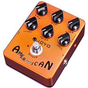 JOYO Pedale Simulatore di Amplificatore American Sound Fd 57 Deluxe da Pulizia a Overdrive per Effetti Chitarra Elettrica - Bypass (JF-14)