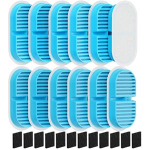 TOONIOOS 24 Fontanella per Gatti Filtri: Fontana per gatti Filtri - Dispenser Acqua Gatti Filtro - Distributore Acqua Gatti Filtros - Filtri Multipli - 12 Filtros + 12 Spugnas