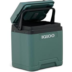 IGLOO IE27 Frigo Elettrico, 12V e 230V, 27L - Mini Frigorifero Compatto per Auto, Campeggio, Viaggi, Barca e Festival - Leggero, Portatile, con Vano Portacavo e Modalità Eco/Max