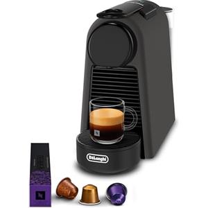 De'Longhi Essenza Mini EN85BKMT - Macchina da Caffè Nespresso Compatta, 19 Bar, Nero Opaco