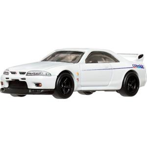 Hot Wheels Premium Nissan Skyline R-33, veicolo Car Culture Circuit Legends da collezione, macchinina Hot Wheels die-cast, giocattolo per bambini 3+ anni e i fan e i collezionisti adulti, HRV99