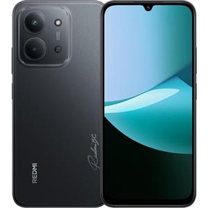 Xiaomi Smartphone Redmi 15C, schermo da 6,9 a 120 Hz, doppia fotocamera da 50 MP, batteria da 6000 mAh, 4 GB di RAM + 128 GB di archiviazione, HyperOS 2, nero (caricatore incluso)
