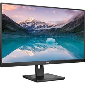 Philips 275S9JML - Monitor QHD da 27 pollici, VA, 4 ms, 75 Hz, regolabile in altezza, altoparlanti, hub USB, senza sfarfallio, modalità LowBlue (2560 x 1440, 300 cd/m², HDMI 1.4 / DP 1.2 / USB 3.2)
