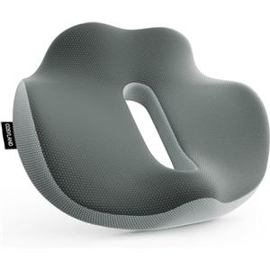 COSYLAND Cuscino Sedia Ufficio in Memory Foam, Cuscino per Sedia da Ufficio con Fondo Antiscivolo e Fodera Lavabile, Cuscino Ergonomico per Auto, Casa e Gaming