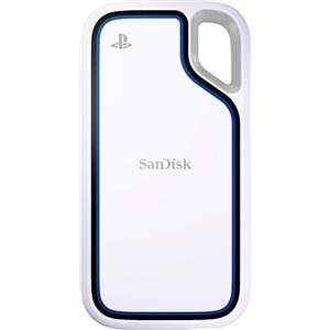 SanDisk Extreme Portable SSD per console Playstation 5 e PC's 2TB, velocità di lettura fino a 1000MB/s, Resistente all'acqua e alla polvere, e alle cadute da 3 metri, Un mese di prova di Nitro Discord
