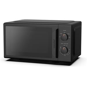 COMFEE' Forno a Microonde,20 Litri,700W, 5 Livelli di Potenza,Regolazione Manuale,Timer 30 min, Design Compatto,Nero-CMO-MP012ND(BK)
