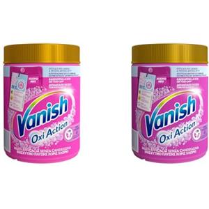Vanish Oxi Action Multipower Polvere Rosa, Smacchiatore per Capi Colorati, 1 Confezione da 1Kg di Smacchiatore per Bucato, Additivo Lavatrice Multiazione senza Candeggina