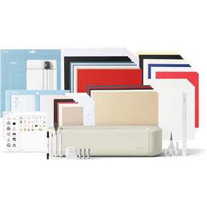 Cricut Explore® 5 Deluxe Bundle + Contenuti digitali. Macchina da taglio intelligente, ideale per adesivi in vinile personalizzati, T-shirt, sticker a colori, biglietti e altro