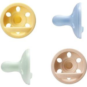 Tommee Tippee Ciuccio Simile al Seno, 0-6 Mesi, Confezione da 4, Succhietto Ortodontico, Leggero, Design Monoblocco in Silicone, Tettarella Simmetrica