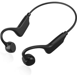 Synkris Cuffie Conduzione Ossea Auricolari Bluetooth senza fili V5.3 HiFi Stereo Sport con HD Micro Cuffie Sportive Impermeabile IPX8 per Corsa Ciclismo Fitness Ufficio