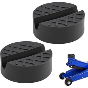 JinRuiCPeng 2 PCS Supporti in Gomma per Cric Auto fino a 3 Tonnellate, Protezione Universale per Punto di Sollevamento, Gomma Antiscivolo per Cric Idraulici e Cric a Carrello