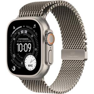 Apple Smartwatch Apple Watch Ultra 3 GPS + Cellular, cassa in titanio naturale da 49 mm, cinturino Milanese Loop in titanio Small