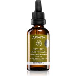 Apivita Nature's Hair Miracle - Olio Rinforzante Rivitalizzante con 5 Oli Essenziali, 50 ml