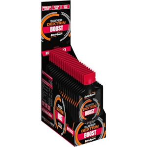 EthicSport - Super Dextrin Boost - Confezione da 20 x 30 ml - Gusto: Frutti esotici - Integratore alimenare energetico con carboidrati di nuova generazione, Beta-Alanina, BCAA, Glutammina