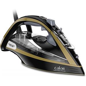 Calor Ultimate Pure - Ferro da stiro a vapore, 3000 W, filtro micro calco, funzione pressatura 260 g/min, flusso vapore 60 g/min FV9839C0