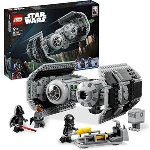 LEGO Star Wars 75347 TIE Bomber - Modello di Astronave Giocattolo con un Droide Gonk e la Minifigure di Darth Vader con Spada Laser - Regalo per Bambini da 9 Anni in su