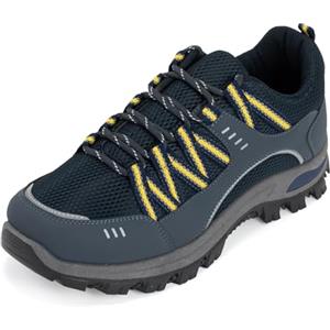 JOMIX Scarpe Uomo da Trekking Leggere Sneakers Outdoor Traspiranti per Escursioni con Suola Antiscivolo Scarpe Camminnata da Montagna e Campeggio MOS250648 Blu 44