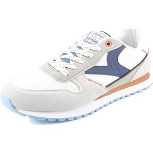 JOMIX Sneakers Uomo Scarpe Sportive Retro Running per Camminata Corsa Lavoro Scarpe Casual Traspiranti Leggere in Mesh MOS260468, Grigio, 42 EU