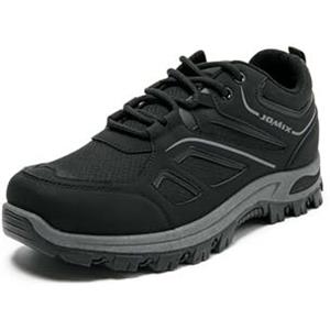 JOMIX Scarpe Trekking Uomo Outdoor Sneakers Sportive Casual Scarpe da Montagna Leggere Antiscivolo per Campeggio Esterno MOS255039 (Nero, 40)
