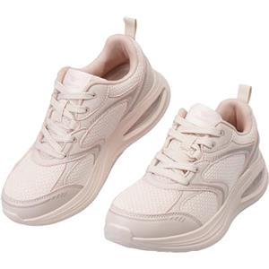 JOMIX Scarpe da Ginnastica Donna con Ammortizzatore ad Aria Sneakers Casual Sportive Leggere e Antiscivolo Scarpe da Running per Corsa e Fitness (Rosa,38)
