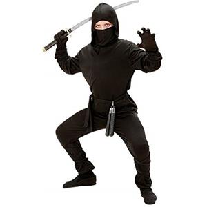 W WIDMANN MILANO Party Fashion - Costume bambino Ninja, guerriero giapponese, combattente, costumi in maschera