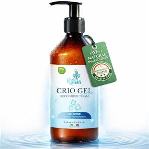 Ritalia 250 ml Crema per Capillari Rotti Gambe Ritalia® Criogel Effetto Freddo Gel per Circolazione Microcircolo Vene Varicose Gambe pensanti e Gonfie Drenante Anticellulite