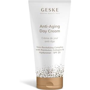 GESKE | Crema giorno anti-età | SPF 20 | Con acido ialuronico | Crema antirughe idratante per la pelle | Formula vegana non testata su animali | Da utilizzare con i dispositivi GESKE SmartAppGuided™