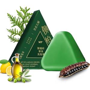 LOPHE Shampoo Solido Con Foglie Di Cipresso E Erba Usman Per Pulisce E Nutre I Capelli, Promuove La Crescita, 100g