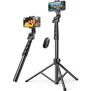 UGREEN Bluetooth Selfie Stick Treppiede con Telecomando BT, Estensibile 170cm 3 in 1 per Cellulare Compatibile con iPhone 16 Plus Pro Max/15/14/13/12/11 ecc