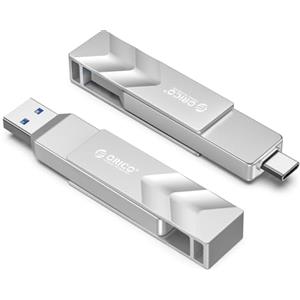 ORICO 2TB Esterno SSD fino a 1050MB/s, USB 3.2 Gen 2 Unità a Stato Solido Esterne, Hard Disk Esterno SSD per iPhone 16 Series, iPhone 15 Series, Smartphone di tipo C, Mac, Veicolo G202