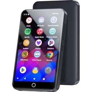 MECHEN Lettore MP3 Spotify, Bluetooth 5.0 e WiFi per Streaming Musicale (Spotify, Audible, Amazon Music, Deezer), Sistema Android 13, 4 Pollici Touchscreen (96GB)