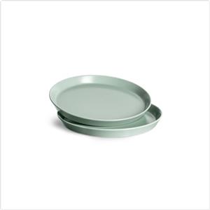 Springlane Kitchen SPRINGLANE Servizio di stoviglie in porcellana (Menta, Set di 2 piatti da colazione)