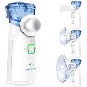 Meowyn Aerosol Portatile, USB-C Ricaricabile Ultrasuoni Macchina Aerosol per Adulti e Bambini, Silenzioso, Meno residui, Atomizzazione Efficiente Aerosol per uso domestico e in viaggio