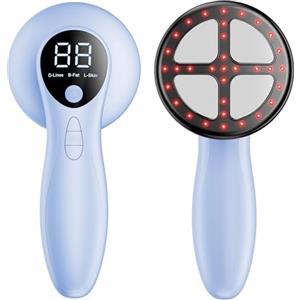 Oranmagic Massaggiatore Anticellulite Professionale, Efficacia Clinicamente Testata, Massaggiatore Anticellulite Elettrico Senza Fili per Pancia, Vita, Braccia, Gambe, Glutei (Blu)