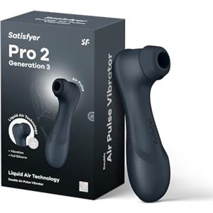 Satisfyer Pro 2 Generation 3 Vibratore per Donna Professionale | Stimolazione Clitoridea silenziosa e potente con Tecnologia Liquid-Air | Vibratore con Vibrazione e Push | Sex Toys