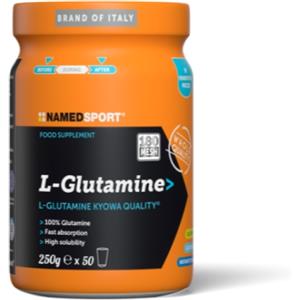 NAMEDSPORT L-GLUTAMINE Polvere 250g - Integratore alimentare per sportivi