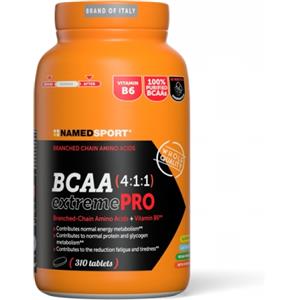 NAMEDSPORT BCAA 4:1:1 ExtremePRO - Integratore di Aminoacidi a Catena Ramificata con Vitamina B6, 310 Compresse
